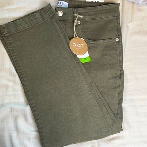 High Rise Straight Crop OAT Jeans